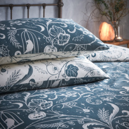 furn. Spellbound Single Stormy Grey Brushed Cotton Duvet Set - thumbnail 3