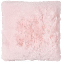 Divante Rabbit Faux Fur Blush Cushion 55 x 55cm