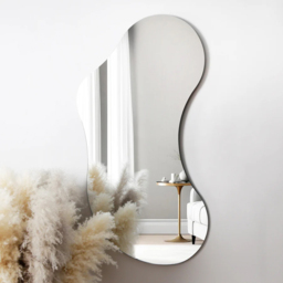 HGD Lesina Wall-Mounted Frameless Pond Mirror 120 x 70cm - thumbnail 2