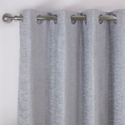 Delphine Chenille Blackout Curtain Silver 168 x 229cm - thumbnail 2