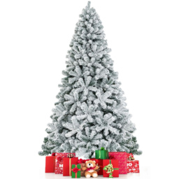 StarBright Snow Flocked Artificial Christmas Tree 7.5ft - thumbnail 3