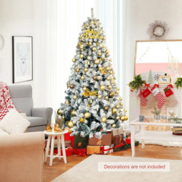 StarBright Snow Flocked Artificial Christmas Tree 7.5ft - thumbnail 2