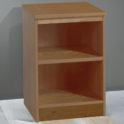 R White Cabinets 2 Tier English Oak Desk Height Bookcase - thumbnail 1
