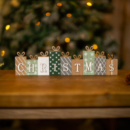Marco Paul Christmas Sign on Presents Decoration 40cm - thumbnail 2