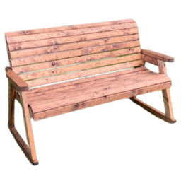 Charles Taylor 3 Seater Outdoor Rocker Bench - thumbnail 2