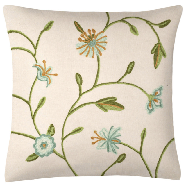 Velosso Anthea Duck Egg Small Filled Cushion 43 x 43cm 2 Pack - image 1