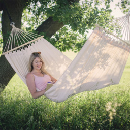 Amazonas Tobago Natura Single Premium Traditional Cotton Garden Hammock Only - thumbnail 1