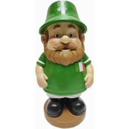 Homark Ireland Hand Painted Resin Garden Gnome Ornament 24cm