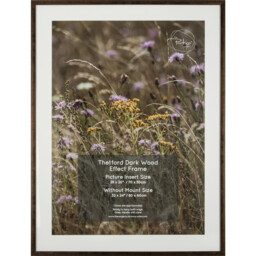Thetford Brown Dark Wood Effect Photo Frame 32 x 24 inch