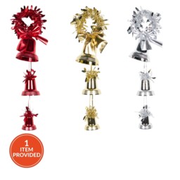 Angel Whispers Festive Hanging Bell Christmas Decoration - thumbnail 1