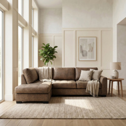 Mayfair Large Corner Sofa Brown - thumbnail 3