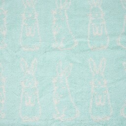 Rabbit Hand Towel - Blue - thumbnail 3