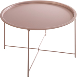 Noa and Nani Blush Pink Bjarni Metal Coffee Table - thumbnail 2
