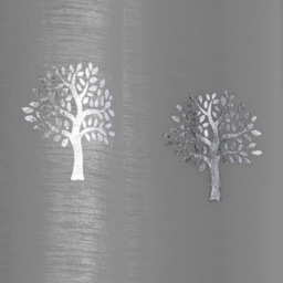 Silver Birch Panel Voile Curtain 140 x 137cm - thumbnail 3
