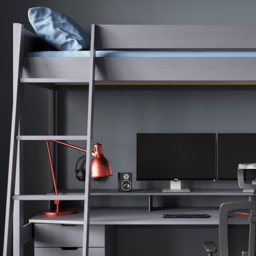Noomi Tera Grey Single Gaming High Sleeper - thumbnail 3