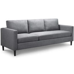 Julian Bowen Marant 3 Seater Grey Corner Sofa - thumbnail 4