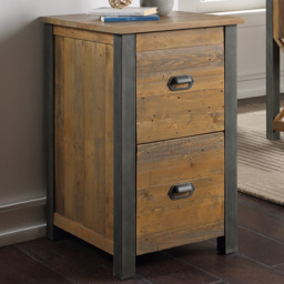 Baumhaus Urban Elegance 2 Drawer Reclaimed Filing Cabinet