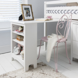 Noa and Nani Moro Single White Sleep Station with Chest of Drawers Cabinet and Desk - thumbnail 4