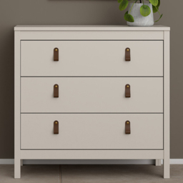 Florence Barcelona Cashmere 3 Drawer Chest of Drawers - thumbnail 1