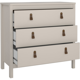 Florence Barcelona Cashmere 3 Drawer Chest of Drawers - thumbnail 3