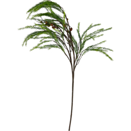 Green Pinecone Spray Branch Christmas Decoration 99cm - thumbnail 1