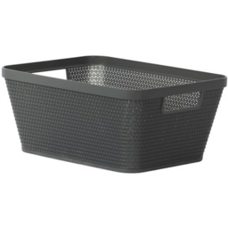 Leche Grey Storage Basket Medium - thumbnail 1