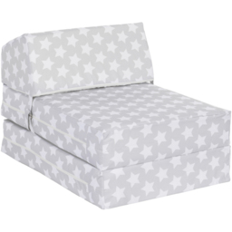 Kaikoo Single Silver Star Foldable Chair Bed - thumbnail 2