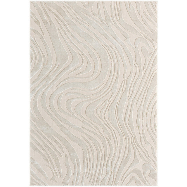 Desire Rugs Vellure Metallic Sheen Marble Design Cream Rug 60 x 220cm - image 1