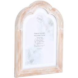 Maeve Wooden Mounted Frame Natural 7 x 5inch - thumbnail 1