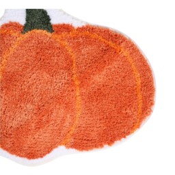 Orange Pumpkin Bathroom Doormat 70 x 60cm - thumbnail 2