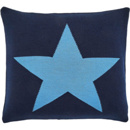 Helena Springfield Blue Star Knit Cushion 45 x 45cm