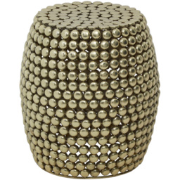 Premier Housewares Templar Gold Finish Side Table - thumbnail 2