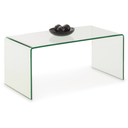 Julian Bowen Amalfi Bent Glass Coffee Table - thumbnail 2