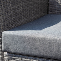 Artemis Home Covea 4 Seater Dark Grey Rattan Lounge Set - thumbnail 2