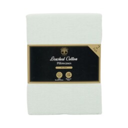 Pack of 2 Brushed Cotton Pillowcases Sage - thumbnail 1