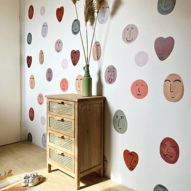 Grandeco Roomblush Smileys 4 Lane Wall Mural - image 1