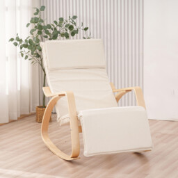 Enzo White Rocking Chair - thumbnail 4