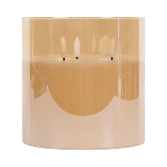 Decorative Amber Large LED Candle - image 1