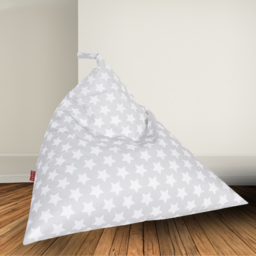 Kaikoo Silver Star Triangle Bean Bag