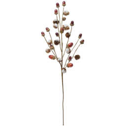 The Christmas Gift Co Acorn and Pinecone Branch Decoration