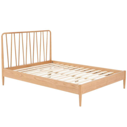 Jesper Double Oak Bed Frame - thumbnail 2