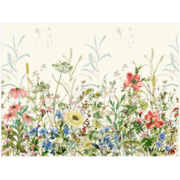 Laura Ashley Poppy Meadow White Frame Wall Art 40 x 50cm - thumbnail 4