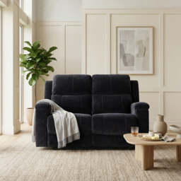 Ledbury 2 Seater Recliner Sofa Black - thumbnail 3