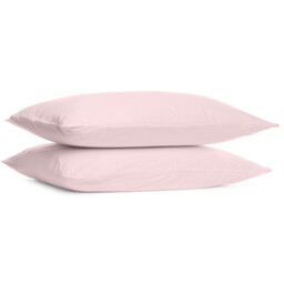 My Home Polycotton Blush Oxford Pillowcase 2 Pack
