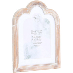 Maeve Wooden Mounted Frame Natural 8 x 6inch - thumbnail 3
