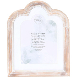 Maeve Wooden Mounted Frame Natural 8 x 6inch - thumbnail 1