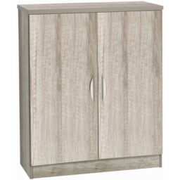 R White Cabinets 2 Door Mid Height Grey Nebraska Cupboard - thumbnail 2