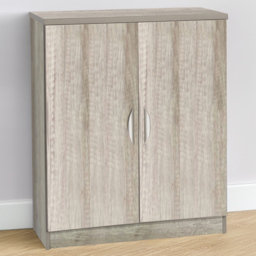 R White Cabinets 2 Door Mid Height Grey Nebraska Cupboard
