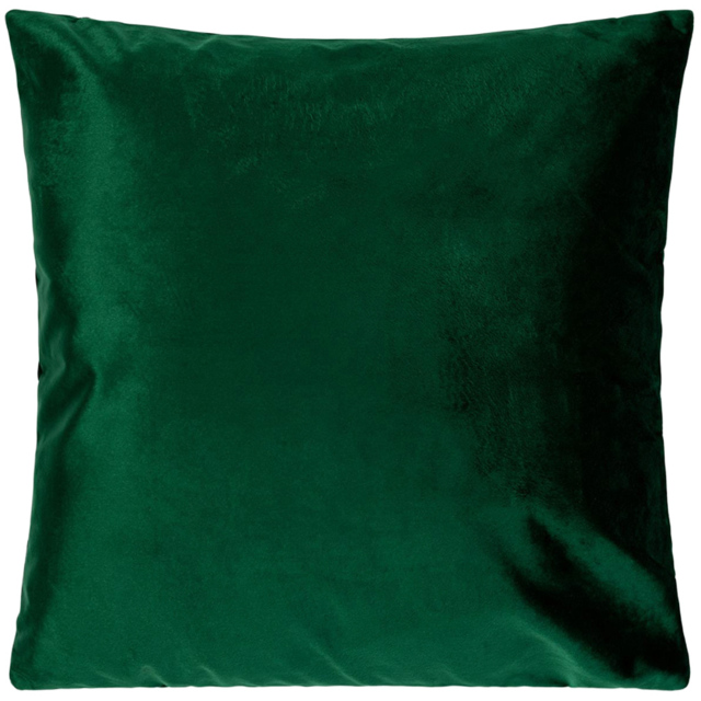 Alan Symonds Plain Velvet Green Cushion with Polyester Filled Pad 45 x 45cm 4 Pack