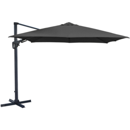 Charles Bentley Grey Premium Cantilever Parasol 3.5m - thumbnail 1